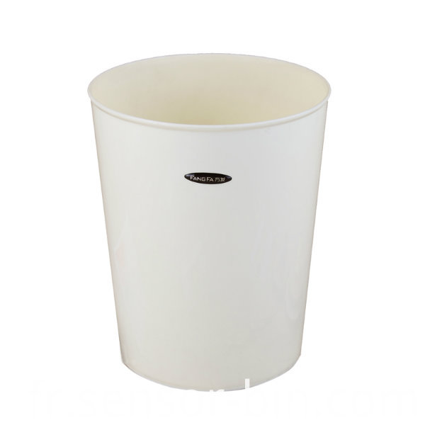 Pure Color Plastic Round Waste Bin (FF-5229)